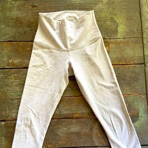 Grey high waist or fold down Lululemon leggings